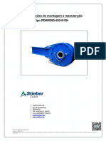 Tipo RDBR280-500-E/EH Instruções de Montagem e Manutenção