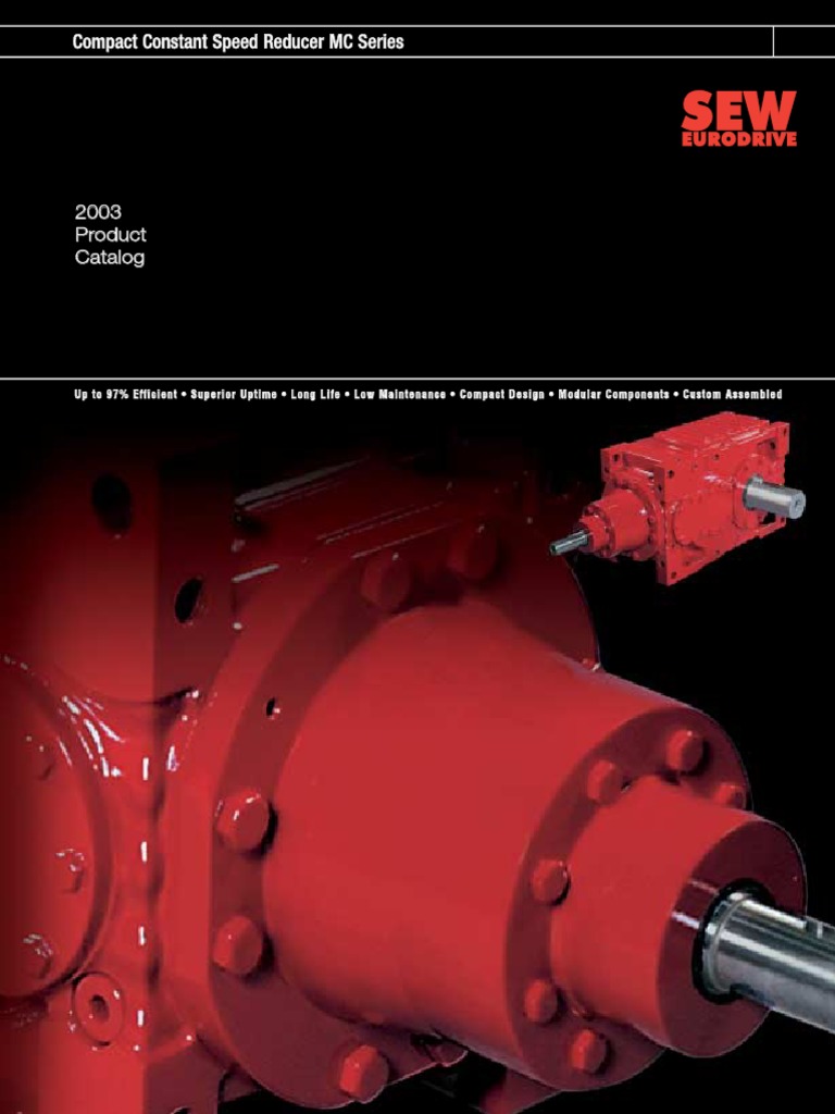 SEW Compact Constant Speed Reducer MC Series PDF Electric Motor Gear