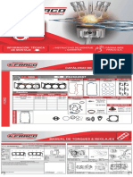 Catálogo de productos para motor Ford 244 SOHC de 4.0L