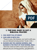 2.) Rosary and Defense of Mother Mary