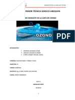 Informe de Desgaste Capa de Ozono M