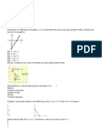 O gráfico representa a função real definida por ?