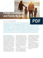 Family Constitution and Family by Laws