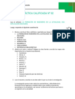 PRÁCTICA CALIFICADA #02 - INGENIERÍA CIVIL - B - Carlos Arguelles Casco