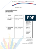 Programa Geo 4to - 2022