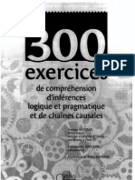 300 Exercices de Comprehension d Inferences Logique Et Pragm