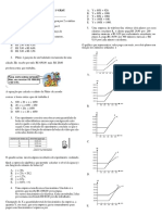 Lista de revisão equações 1o grau