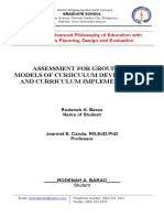 Assessment Cur Model