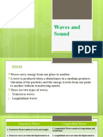 Waves and Sound: Types, Properties and Applications