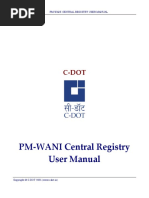 PM Wani CR User Manual