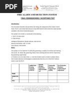 Testing and Commissioning of Fire Alarm System | PDF | Safety ...