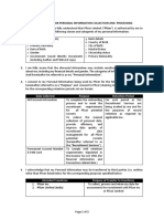 Pfizer Pre-Hire SPDI Consent Format - Pfizer Limited