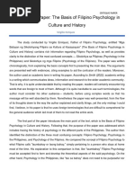 Filipino Psychology Critique