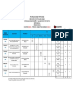 Programación de profesores para especialización en diseño y evaluación de proyectos