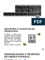 Registros y Licencias de Operacion