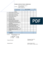 Instrumen Supervisi Tenaga Kebersihan