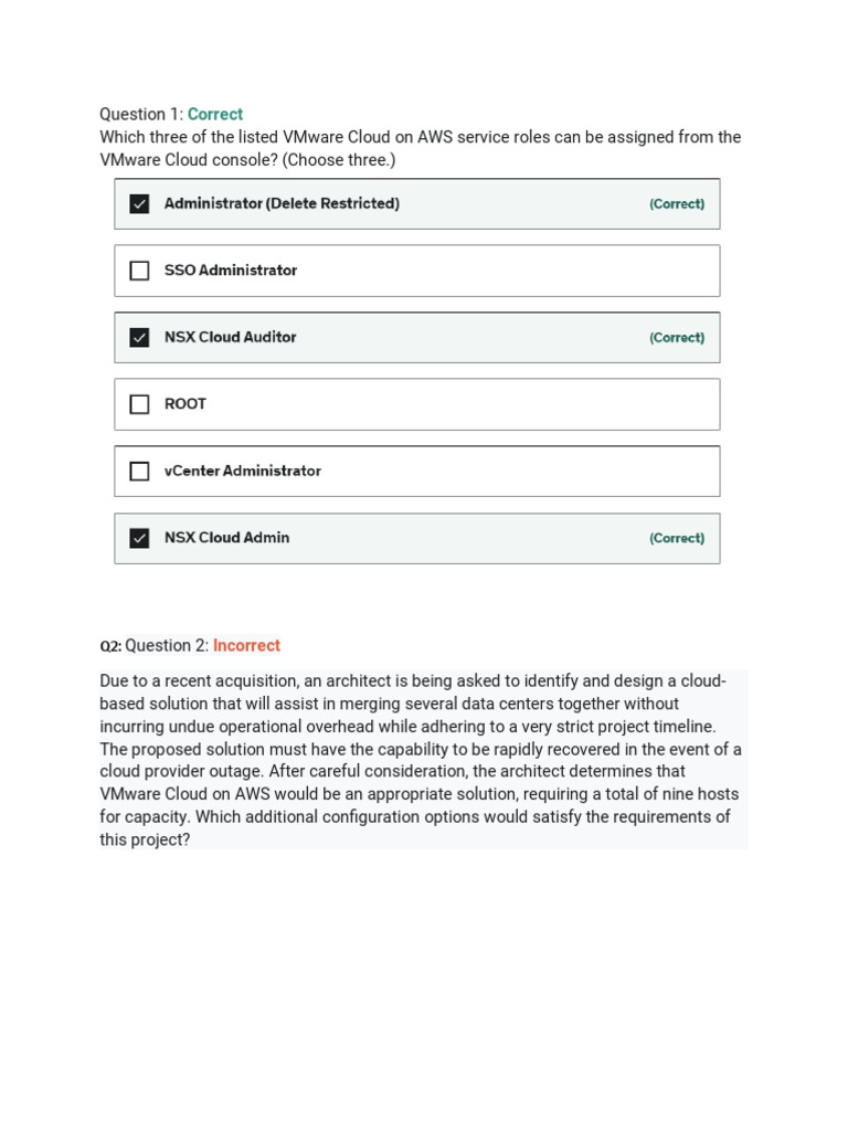 Udemy 1 Questions Autorecovered Pdf Cloud Computing V Mware