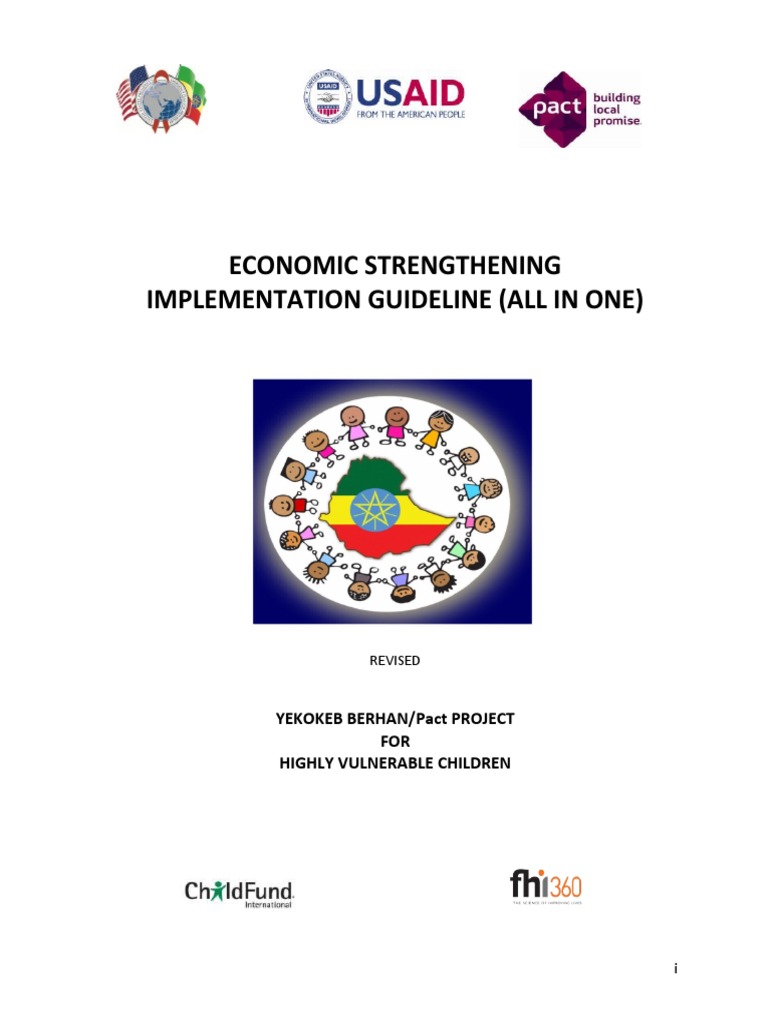 Economic Strengthening Guidelines for HVC | PDF | President's Emergency ...