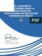 CIEES Ejes Categorias e Indicadores 2018 r