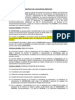 Modelo de Contrato de Locación de Servicios Hein