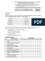 Kuisioner Evaluasi PBM