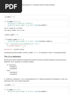 Python Branching and Loops