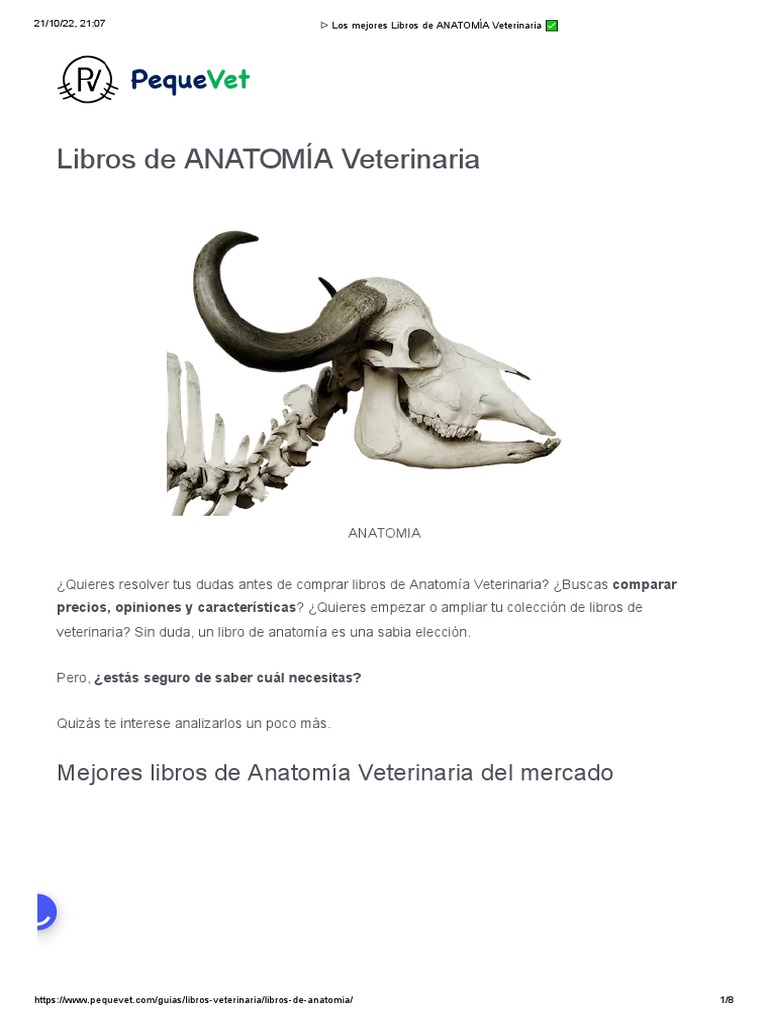 Los Mejores Libros De Anatomía Veterinaria Pdf Medicina Veterinaria