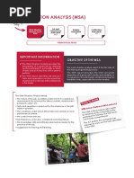 Worksheet 1 - Work Situation Analysis Report or WSA