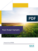 Nepal Budget Highlights FY 2022/23