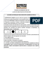 Caderno de Prova Cho BM 2022