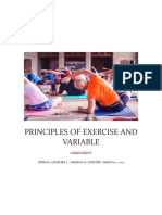 Principles of Exercise and Variable