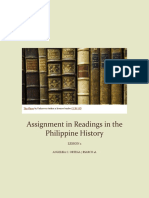 Assignment in Readings in the Philippine History _ Ortega