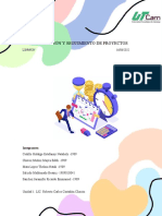 Planeación y Seguimiento de Proyectos