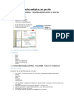 Control estratégico y gestión: dirección, procesos y técnicas