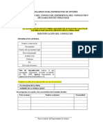 Formularios interés aeropuerto Rurrenabaque