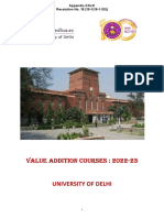 Du University's Value Addition Courses for 2022-23