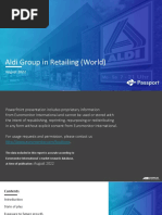 Aldi Group in Retailing (World)