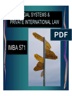 2.legal Systems & Private Intl Law - IMBA 571