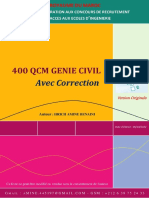 400 Qcm Genie Civil Avec Correction