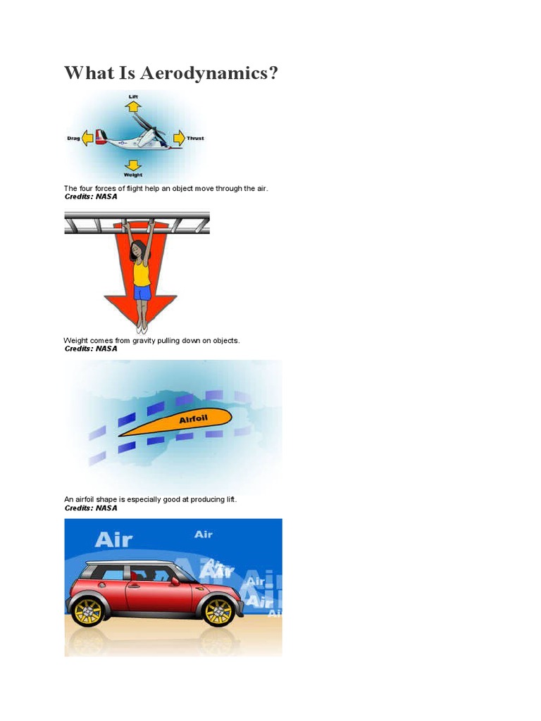 What Is Aerodynamics? The Four Forces of Flight Help An Object Move
