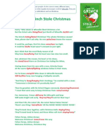 How The Grinch Stole Christmas - Activity Sheet