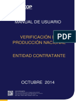 Verificación Producción Nacional Entidades Contratantes