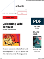 Colonizing Wild Tongues