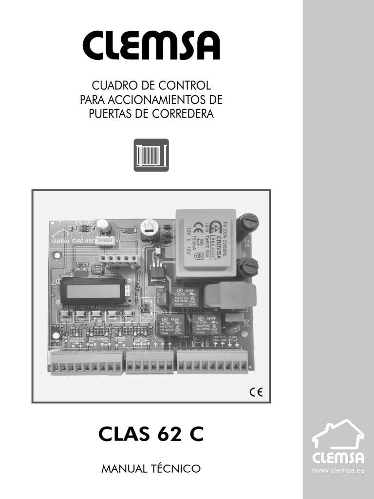 Manual CLEMSA Cuadro 62C | PDF | Electricidad | Cantidades fisicas