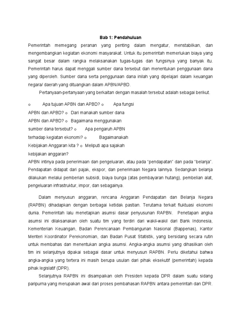 Rincian dan Fungsi APBN 2023 | PDF