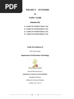 Mini Project Report Format Sem 3-1