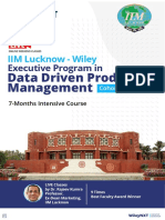 Agile Certification Course - Data Driven Product Management Program Brochure - WileyNXT