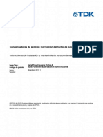 Installation and Maintenance Instructions For PFC Capacitors PhaseCap-series