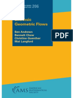 Studies in Mathematics 206 Extrinsic Geometric Flows American Mathematical Society 2020