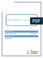 Cefadroxil Drug Profile